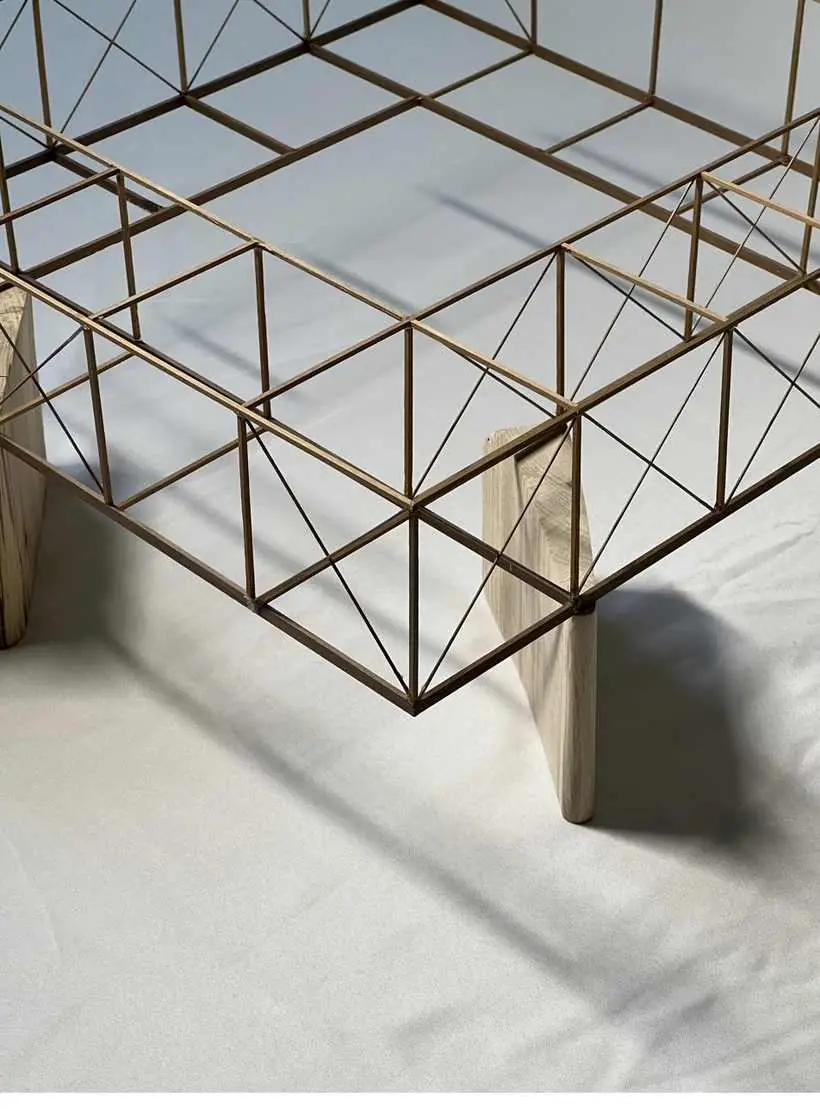 Maquette filaire en bois